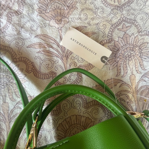 NWT Green Anthropologie Crossbody Bag w/ coin purse. - Picture 7 of 7